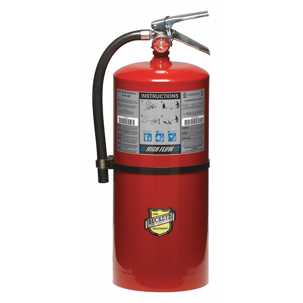 Buckeye 20 lb ABC Fire Extinguisher - High Flow - UL 4-A:60-B:C