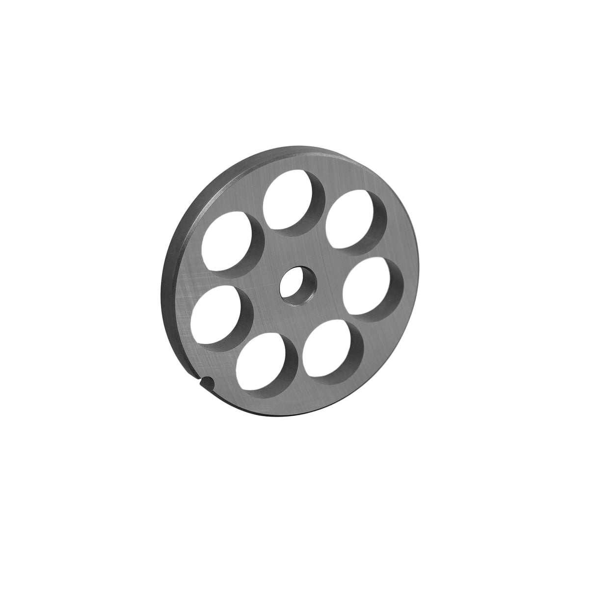Carbon tool steel #22 hubless meat grinder plate with 3/4 inch holes for Hobart #22 grinders, part 22 3/4 HBLS