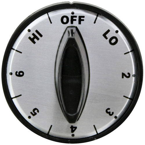 Picture of Knob 2 D, Off-Lo-2-6-Hi for Nemco Part# 97079