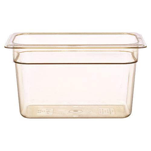 Picture of Pan,Food , H-Pan,1/4,6"D,Amber for Cambro Part# 46HP(150)