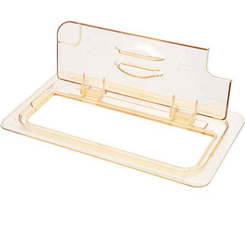 Picture of Lid,H-Pan , 1/3 Sz,Fliplid,Notch for Cambro Part# 30HPLN150