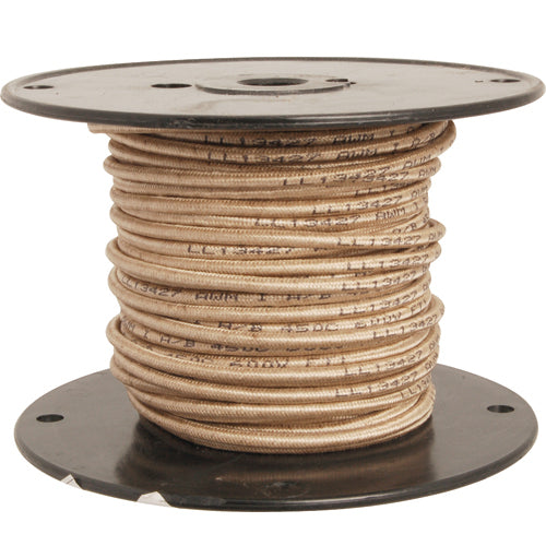 Picture of Wire,Hi-Temp , 12 Ga,Tan,100'