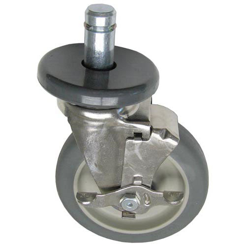 Picture of Stem Caster (W/Brake) 5" Wheel 1" Tubing for Intermetro Part# 5MPB