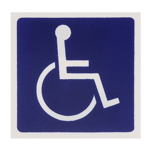 Picture of Sign,Handicap , Blue 3X3"