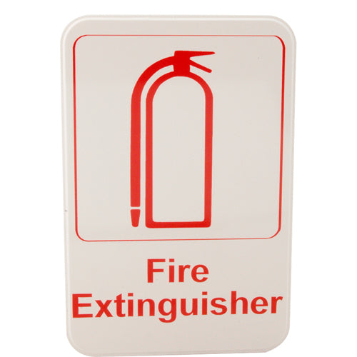 Picture of Sign,Fire Extinguisher , 6X9" for Traex Part# 5618