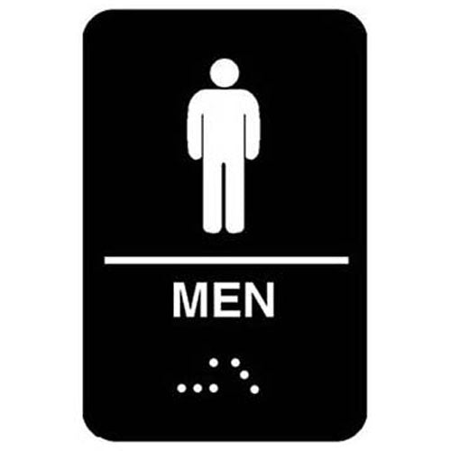 Picture of Sign,Men'S , Braille, 6X9" for Traex Part# 5635