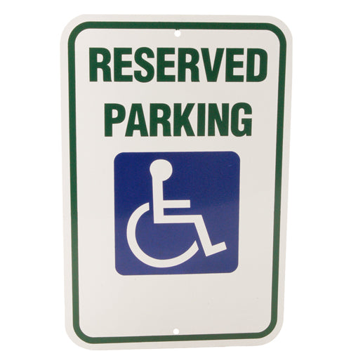 Picture of Sign,Reserved Parking , 12X18
