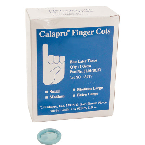 Picture of Fingercots,Blue , Med,144 Count