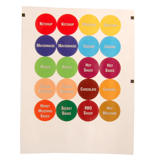 Picture of Labels,Cap , Fifo,24/Sheet, 3 Pk