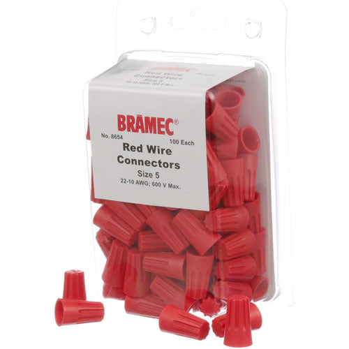 Picture of Nuts, Wire - Red (100/Pkg)
