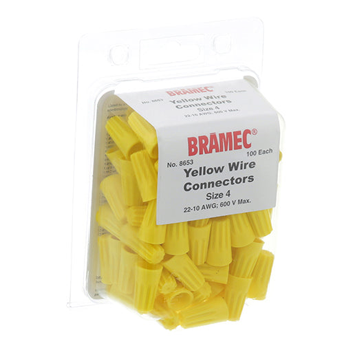 Picture of Nuts, Wire - Yellow (100/Pkg)