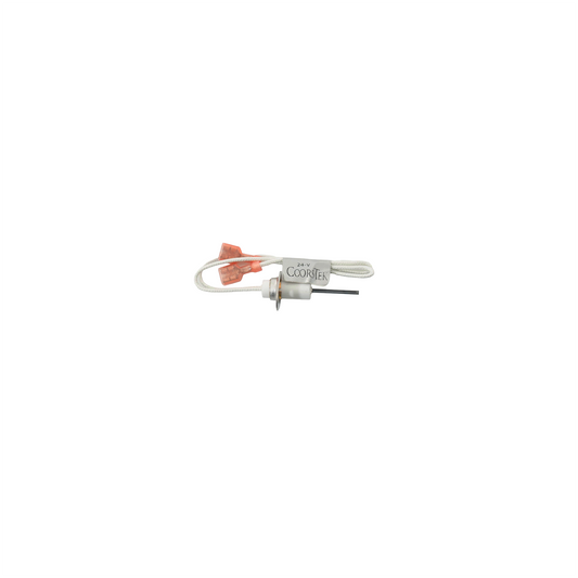 white wire with orange ends on a white background