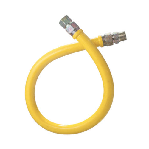 Picture of Coated Gas Connector 1/2" Mpt X 24" for Dormont Part# 1650NPFS24