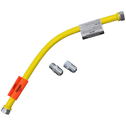 Picture of Coated Gas Connector 3/4" Mpt X 24" for Dormont Part# 1675NPFS24
