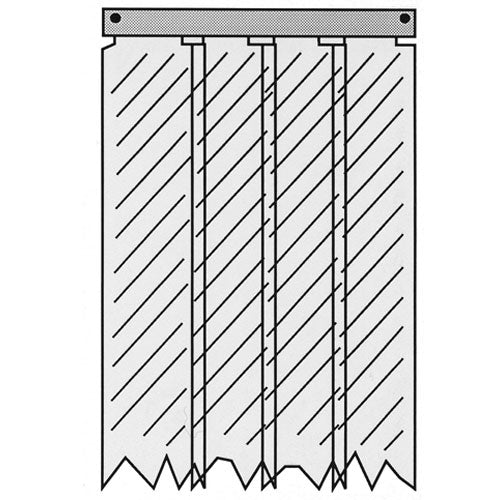 Picture of Kason - 401Sa6043184 Strip Curtain, 31 X 84 for Kason Part# 401SA6043184F
