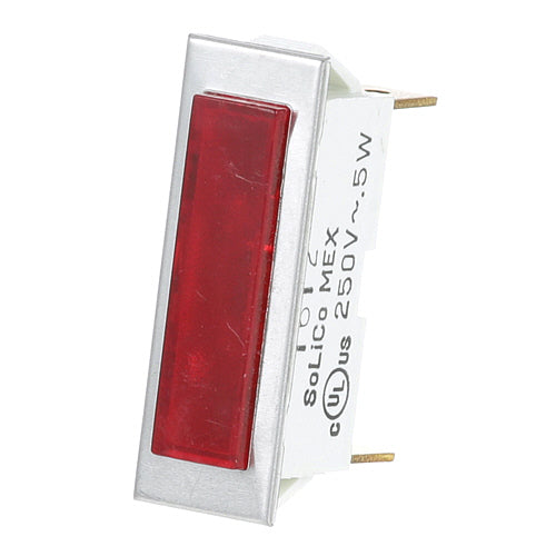 Picture of Signal Light 3/8" X 1-5/16" Red 250V for Star Mfg Part# 2E-1523B8713