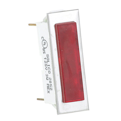 Picture of Signal Light 3/8" X 1-5/16" Red 125V for Accutemp Part# AC-4996-2