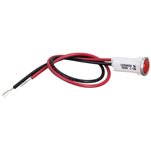 Picture of Signal Light 1/2" Red 250V for Star Mfg Part# 301013