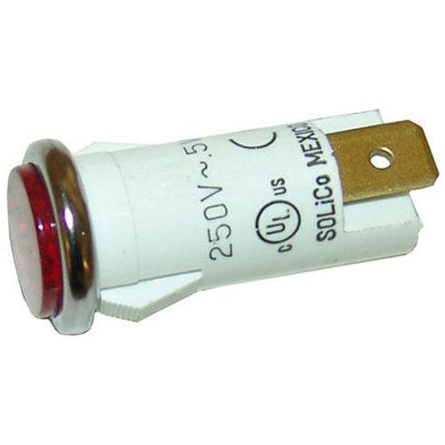 Picture of Signal Light 1/2" Red 250V for Star Mfg Part# Y6690