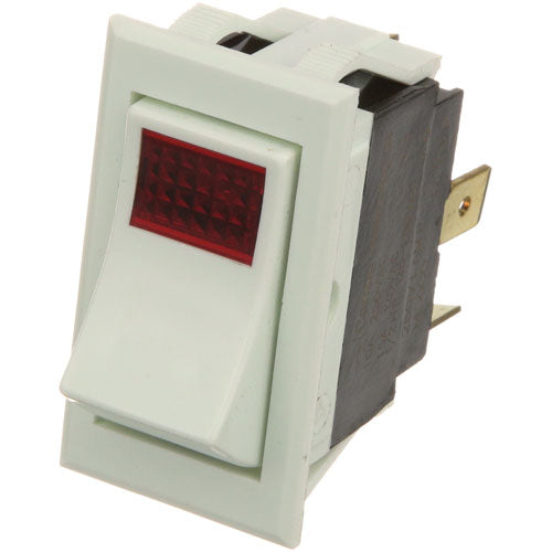 Picture of Lighted Rocker Switch 7/8 X 1-1/2 Spst for Vulcan Hart Part# 00-411496-000B4