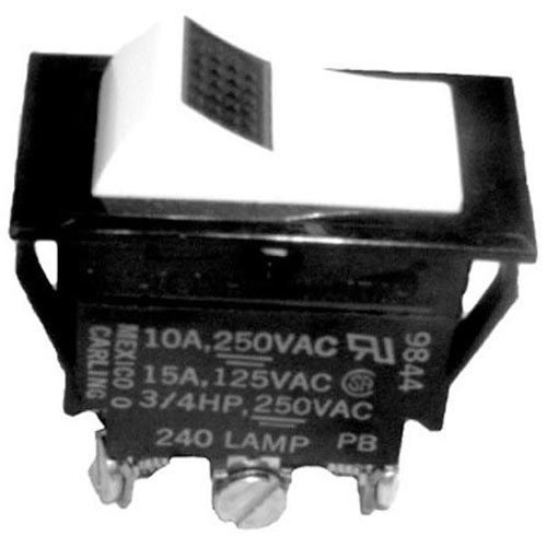 Picture of Rocker Switch 7/8 X 1-1/2 Dpdt Ctr-Off for Middleby Marshall Part# 3003830