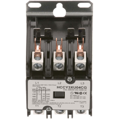 Picture of CONTACTOR 3P 40/50A 208/240V FOR CRES COR PART# 0857 026