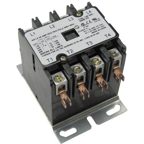 Picture of Contactor 4P 40/50A 120V for Hatco Part# 02.01.017.00