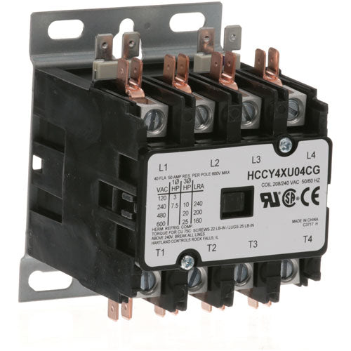 Picture of Contactor 4P 40/50A 208/240V for Hatco Part# HT2.01.018.00