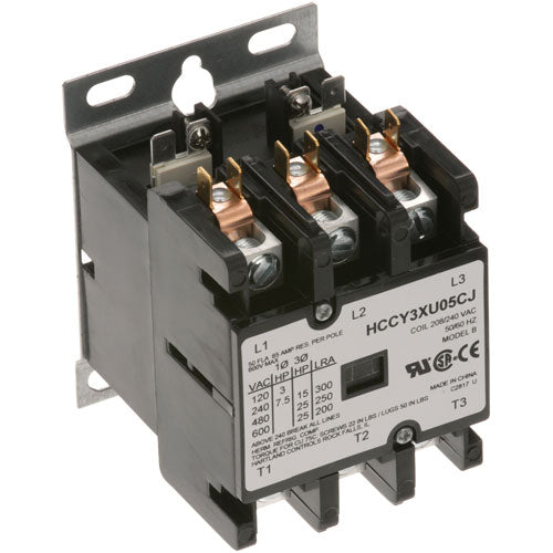Picture of Contactor 3P 50/65A 208/240V for Vulcan Hart Part# 836805
