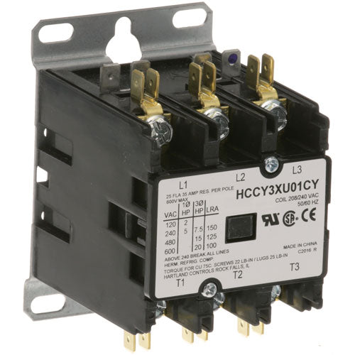 Picture of Contactor 3P 25/35A 208/240V for Hobart Part# 00-881975