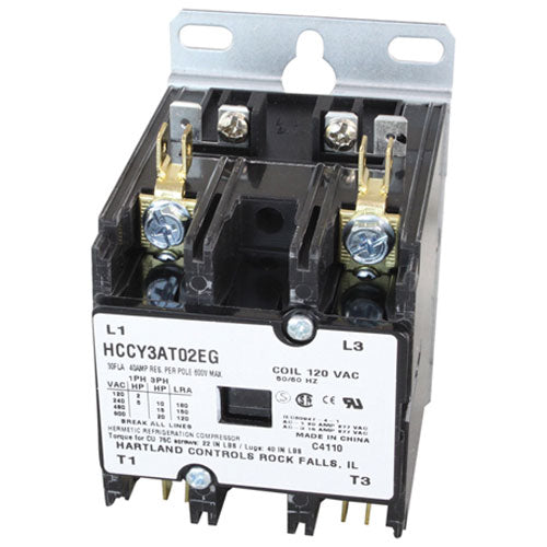 Picture of Contactor 2P 30/40A 120V for Hobart Part# 00-346466-00001