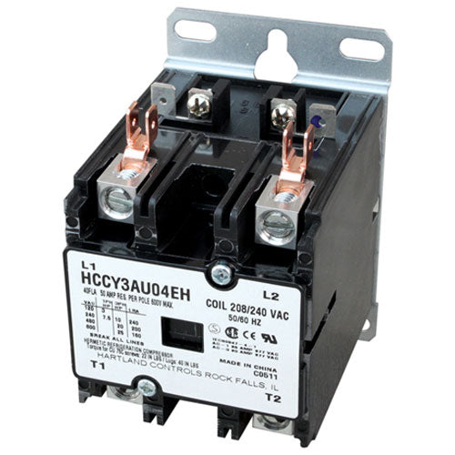 Picture of Contactor 2P 40/50A 208/240V for General Electric Part# XNC6X120