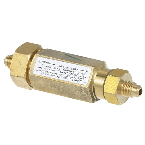 Picture of Strainer/Flow Control 1/4 Flare X 4-1/4 for Bunn Part# BU37855-0750