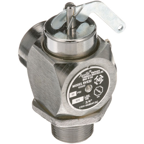 Picture of Valve, Steam Safety - 3/4", 50 Psi for Hobart Part# 844492