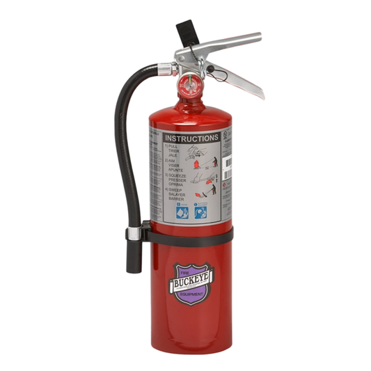 Picture of Buckeye 5 lb Purple K Fire Extinguisher - Hose, Wall Hook, UL 20-B:C