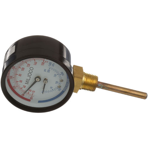 Picture of Press/Temp Gauge 3, 50-290 F, 0-200 Psi for Hatco Part# 03-01-003