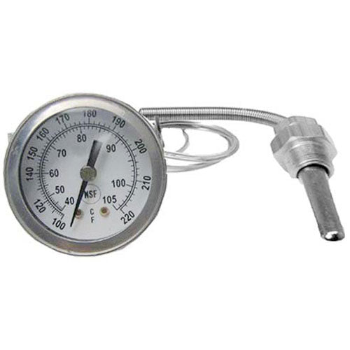 Picture of Thermometer 2", 100-220-F, U-Clamp for Stero Part# P651135