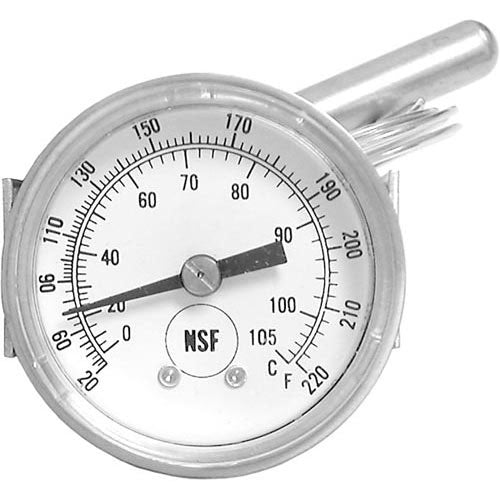 Picture of Temp Gauge 20-220F, U-Clamp for FWE Part# TMETER H-1