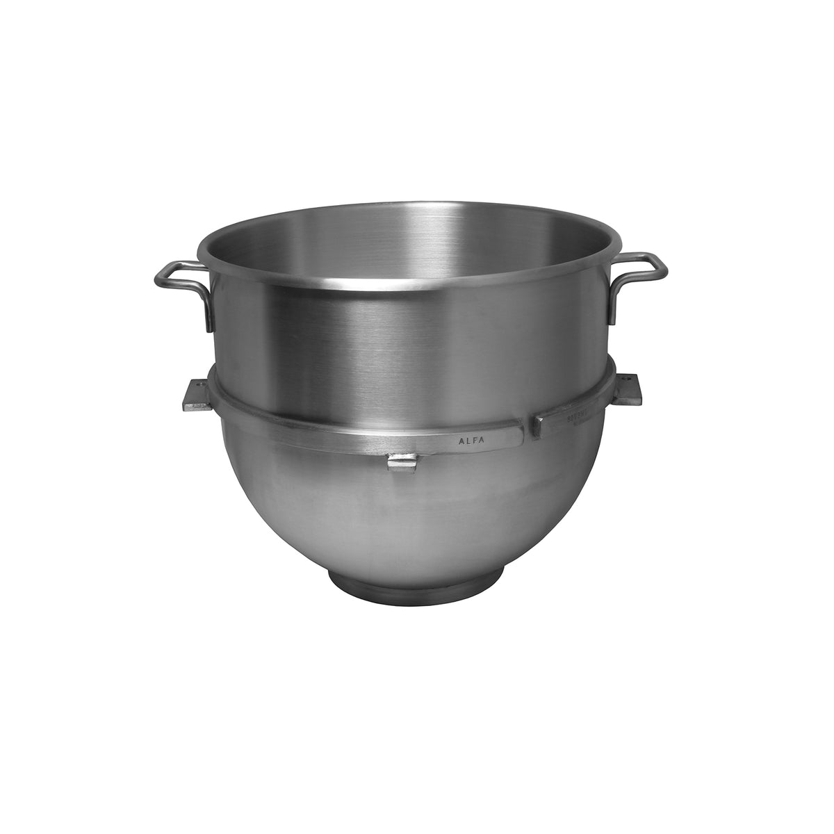 Stainless steel NSF 80 quart mixer bowl for Hobart L800 and M802 mixers, part 00-275690