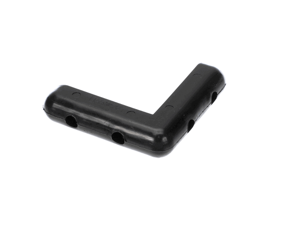 Aladdin-Temp-Rite Bumper, Corner, Black, Round on a white background