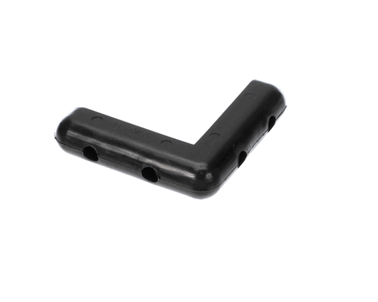 Aladdin-Temp-Rite Bumper, Corner, Black, Round on a white background