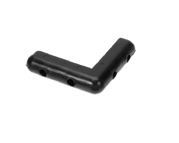 Aladdin-Temp-Rite Bumper, Corner, Black, Round on a white background