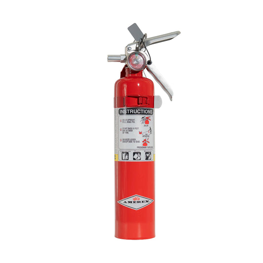 Amerex B417T 2.5 lb ABC Fire Extinguisher - Aluminum Valve - UL Rated 1A:10B:C