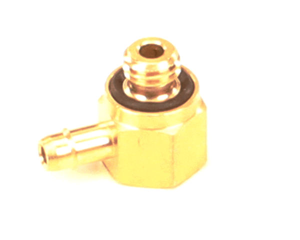Concordia Beverage Elbow 3-32BARB X 10-32 on a white background