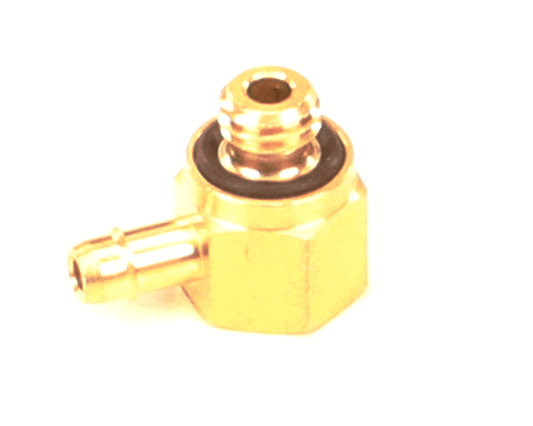 Concordia Beverage Elbow 3-32BARB X 10-32 on a white background