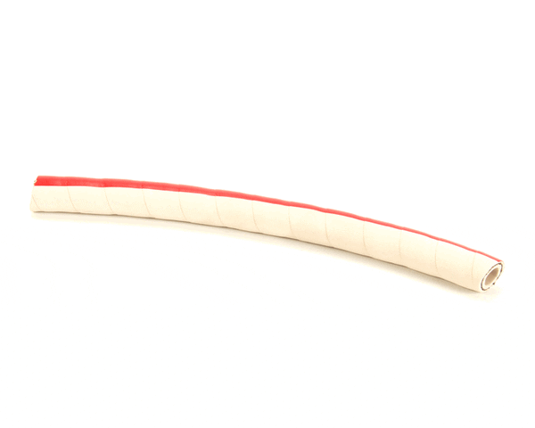 Cleveland Hose;white EPDM;1/2 in Id;fda, 100 Ft on a white background