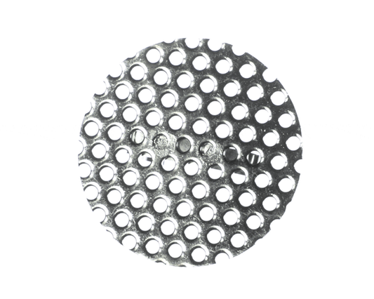 Delfield Plug, Perforated, Dfw Drain, Scr on a white background