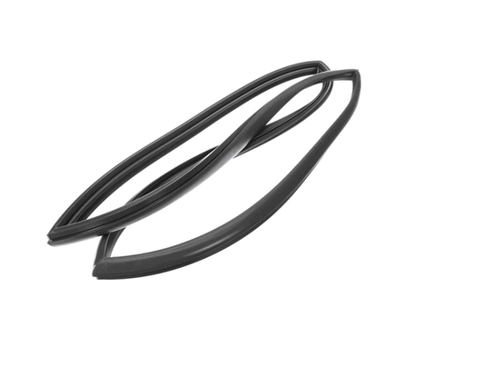 Shaped replacement door gasket for CA6X oven on white background
