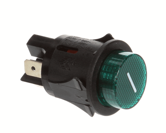 Doyon Green Start Button on a white background