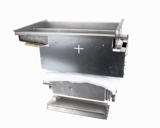 Frymaster 1081753SP Frypot Assembly, Dual Vat, Natural/Propane Gas on white background.